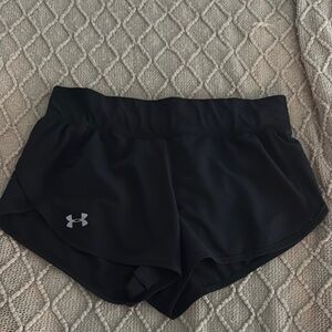 Under Armour Black Athletic Shorts Lightweight Performance